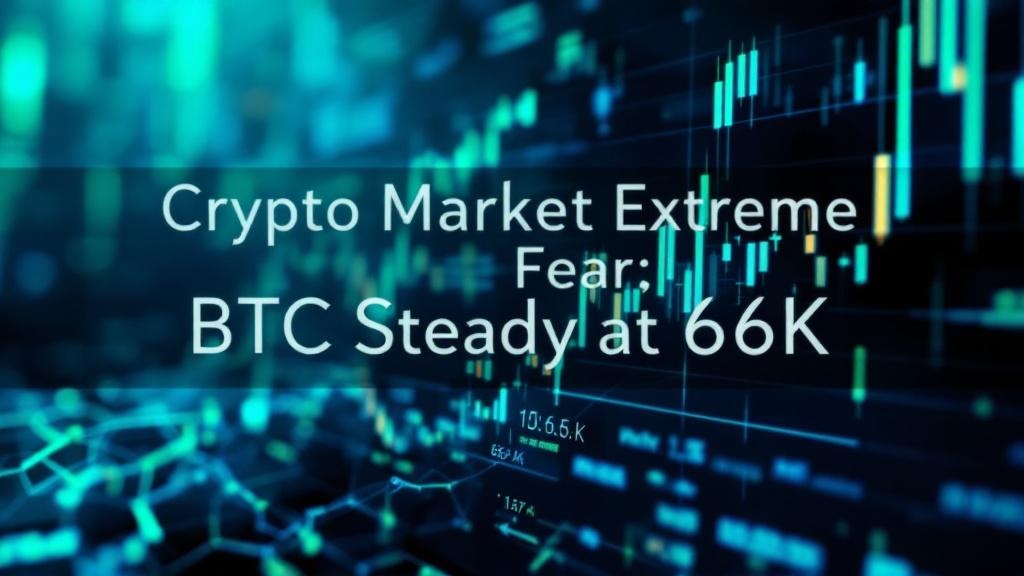 Featured image for Crypto Market Extreme Fear: BTC Steady at $66K