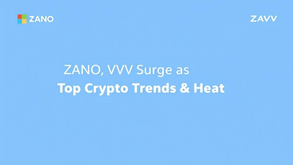 Featured image for ZANO, VVV Surge as Top Crypto Trends Heat Up